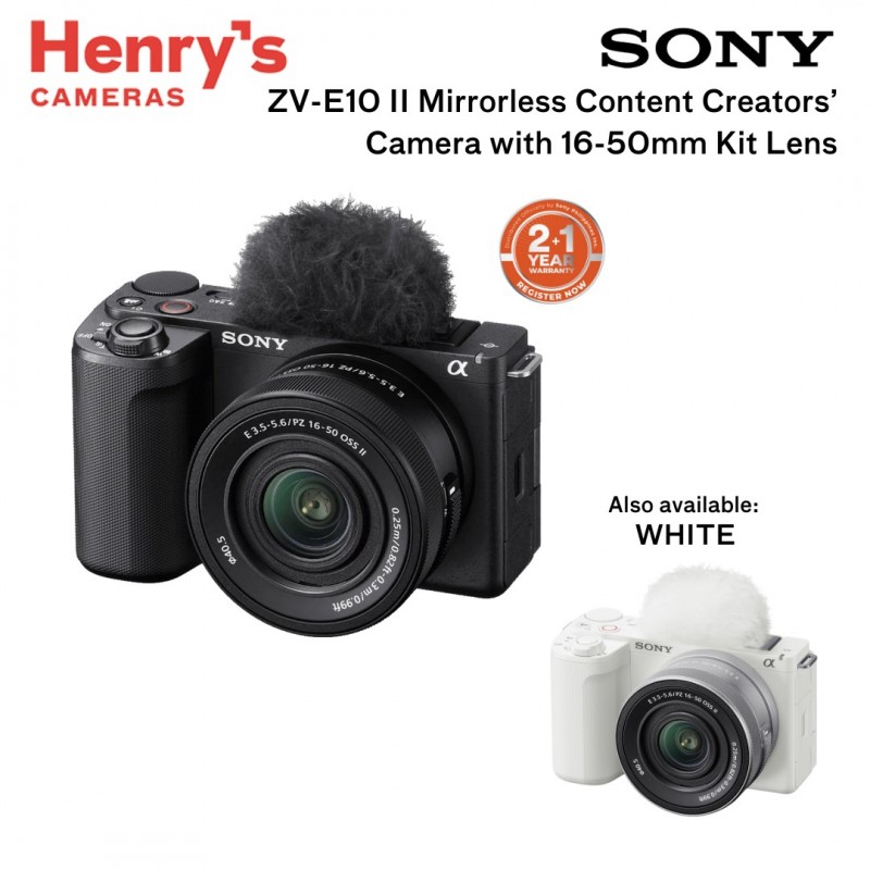 最安値 SONY α16-50mm ミラーレスカメラ ZV-E10 スタンド付き